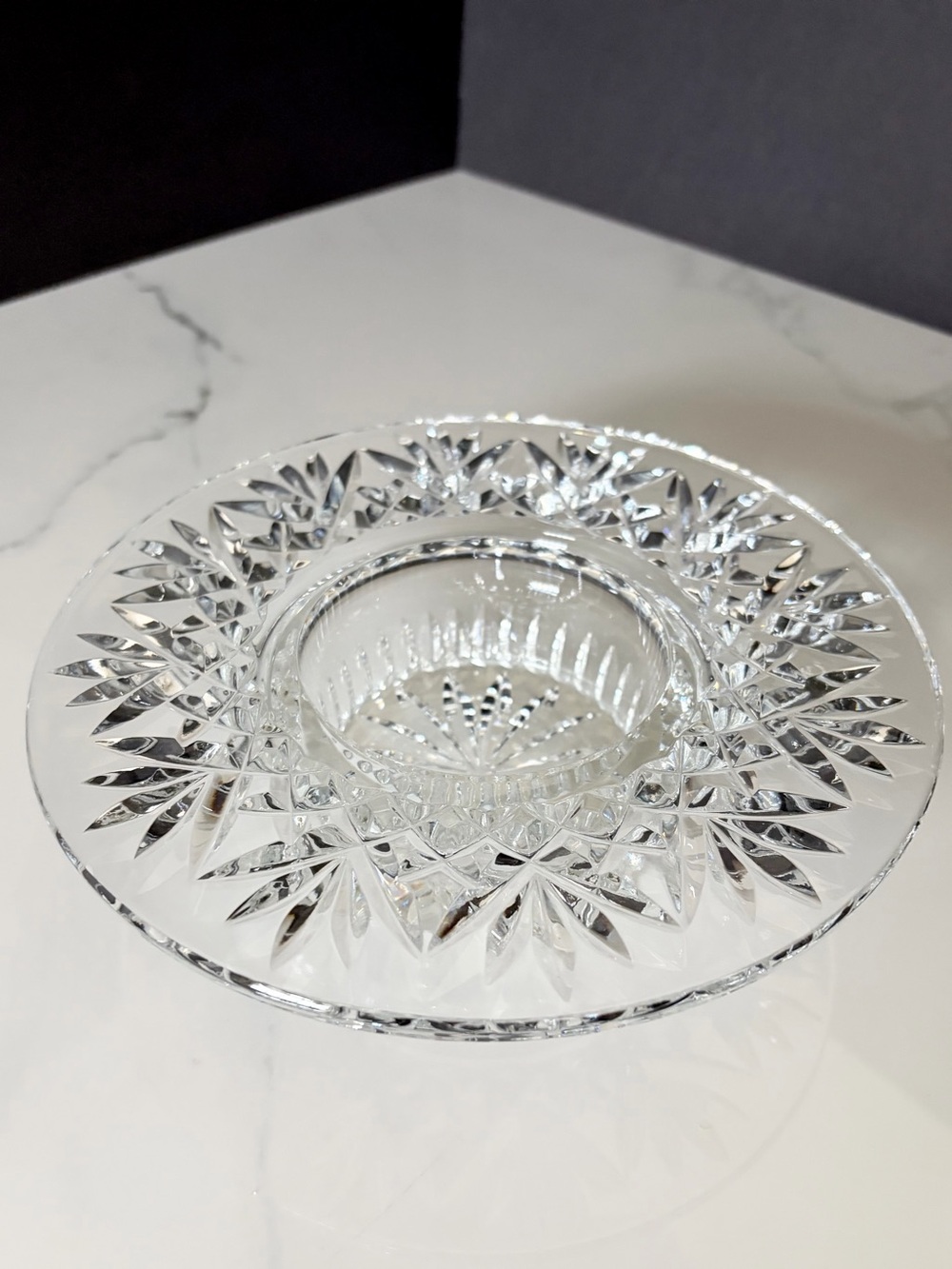 8" Bethany Pillar Candle Holder by Waterford Crystal